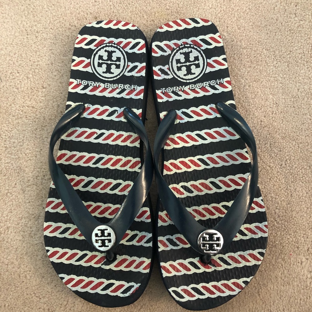 Tory Burch Flip Flops Size 7 Womens